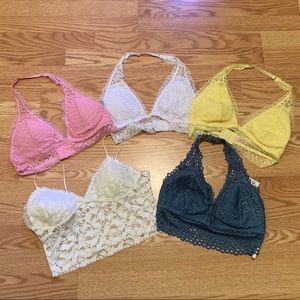 SALE! New Bralettes 5 for $40